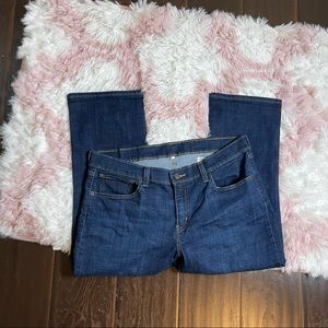 Levis Strauss & Co Dark Wash Crop Jeans Women's Size 32